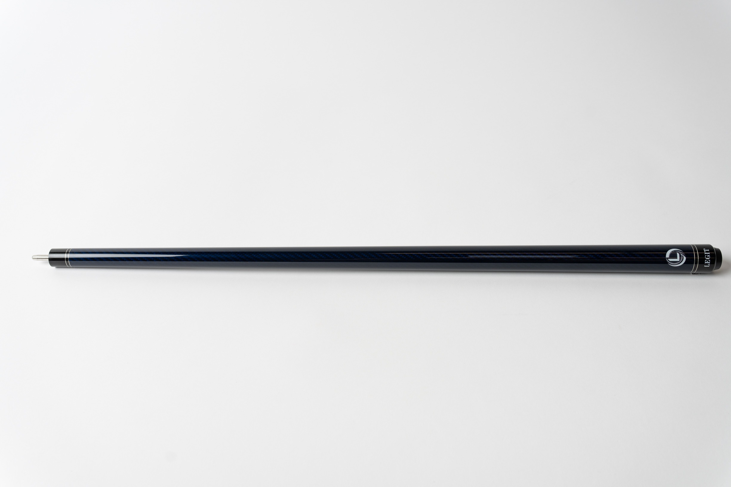 Carbon Fiber Playing Cue – Cobalt Blue